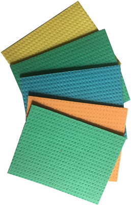 brite guard Brite Guard Cellulose Cleaning Sponge mop 16x20 cms (5 Pieces) Scrub Sponge(Multicolor, Pack of 5) available at flipkart for Rs.155