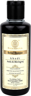

Khadi Natural Organic Amla & Bhringraj Shampoo SLS & Paraben Free(210 ml)