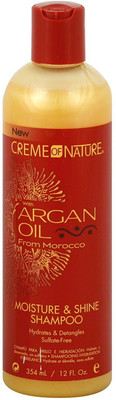 

creme of nature Moisture & Shine Shampoo with Argan Oil: 12 OZ(354 ml)