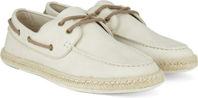 

Call It Spring NYDALEWIEN Boat Shoes For Men(White, Beige, 32