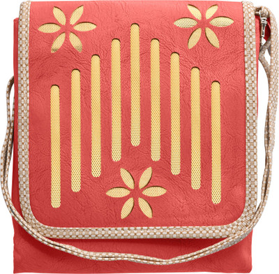 

Tap Fashion Women Casual Pink PU Sling Bag