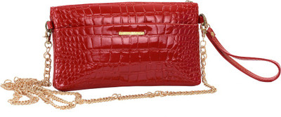 

Deeanne London Girls Evening/Party Red PU Sling Bag