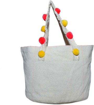 

Diwaah Women Casual White Cotton Tote
