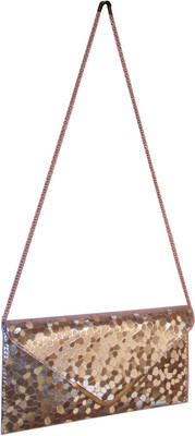 

The Bag Zone Girls Evening/Party Silver Acrylic Sling Bag