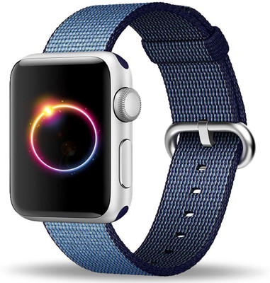 

SPARXON Nylon Blue Replacement Sports Band Smart Watch Strap(Blue), Midnight blue