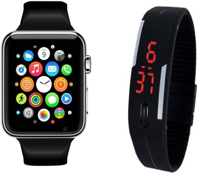 

Via Flowers Llp A1 Silver BT- S-watch + LED band For Galaxy z1 Smartwatch(Silver Strap 1.63)