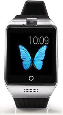 

ESTAR Presenting Bluetooth Smartwatch with Sim- Card Support Compatible with Xiaomi Mix Evo Silver Smartwatch(Black Strap Free Size)
