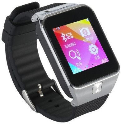 

ESTAR Presenting Bluetooth Smartwatch with Sim- Card Support Compatible with XIAOMI MI REDMI 4A Silver Smartwatch(Black Strap Free Size)