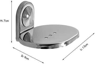 

Klaxon Armano Soap Dish(Silver)