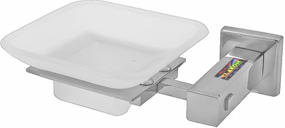 

Klaxon Kristal 101 Soap Dish, Holder or Stand(Silver)
