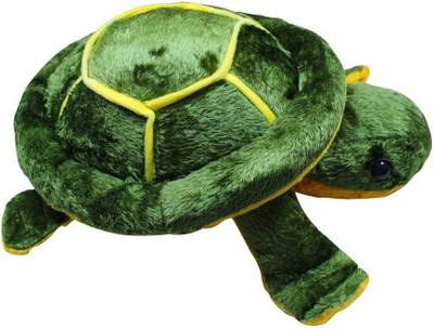 

Pandu E Shop Stuffed Tortoise Toy For kids - 50 cm (Green / Yellow) - 50 cm(Green / Yellow)