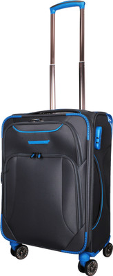 

Ventex Germany " Water Resistant 4 Wheel Overnighter Expandable Cabin Luggage -  inch(Grey