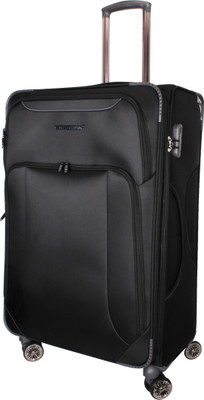 

Ventex Germany " 75 Cms Water Resistant 4 Wheel Expandable Check-in Luggage -  inch(Black