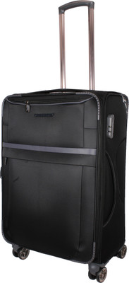 

Ventex Germany " 65 Cms Water Resistant 4 Wheel Expandable Check-in Luggage -  inch(Black