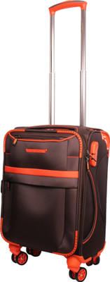 

Ventex Germany " Water Resistant 4 Wheel Overnighter Expandable Cabin Luggage -  inch(Brown