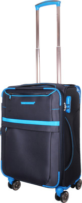 

Ventex Germany " Water Resistant 4 Wheel Overnighter Expandable Cabin Luggage -  inch(Blue