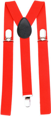 

Stylenara Y- Back Suspenders for Men(Red)