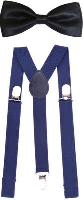 

Stylenara Y- Back Suspenders for Men(Blue, Black)