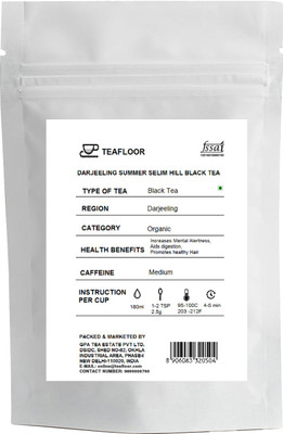 

Teafloor Darjeeling Summer Selim Hill Black Tea Unflavoured Black Tea(100 g, Vacuum Pack)