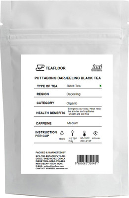 

Teafloor Puttabong Darjeeling Black Tea Unflavoured Black Tea(100 g, Vacuum Pack)