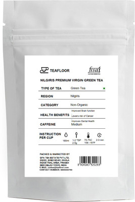

Teafloor Nilgiris Premium Virgin Green Tea Unflavoured Green Tea Vacuum Pack(100 g)