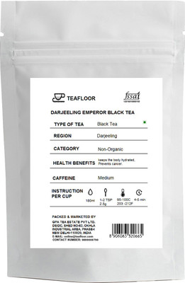 

Teafloor Darjeeling Emperor Black Tea Unflavoured Black Tea(100 g, Vacuum Pack)