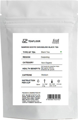 

Teafloor Namring Exotic Darjeeling Black Tea Unflavoured Black Tea(100 g, Vacuum Pack)
