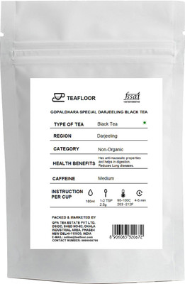 

Teafloor Gopaldhara Special Darjeeling Black Tea Unflavoured Black Tea(100 g, Vacuum Pack)