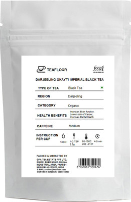 

Teafloor Darjeeling Okayti Imperial Black Tea Unflavoured Black Tea(100 g, Vacuum Pack)