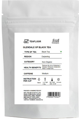 

Teafloor Glendale Op Black Tea Unflavoured Black Tea(100 g, Vacuum Pack)