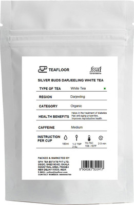 

Teafloor Silver Buds Darjeeling White Tea Unflavoured White Tea(100 g, Vacuum Pack)