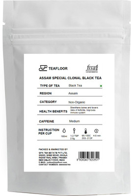 

Teafloor Assam Special Clonal Black Tea Unflavoured Black Tea(100 g, Vacuum Pack)