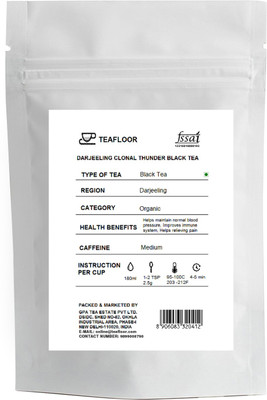 

Teafloor Darjeeling Clonal Thunder Black Tea Unflavoured Black Tea(100 g, Vacuum Pack)