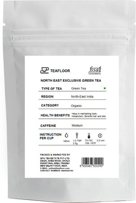 Teafloor North East Exclusive Green Tea Unflavoured Green Tea Vacuum Pack(100 g)