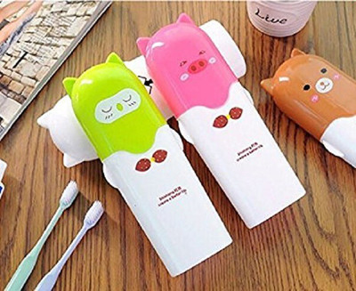 

Sukot 2 PCs Cute Cartoon Designs Plastic Toothbrush tube Cover Case Bathroom Toothbrush Holder For Traveling Camping Picnic Plastic Toothbrush Holder(Multicolor)