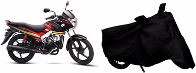 

Tradon Two Wheeler Cover for Mahindra(Centuro, Black)