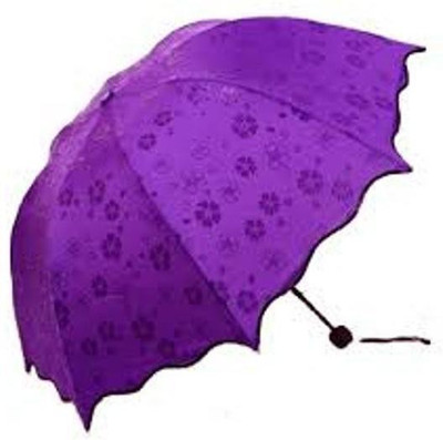 

GUBBAREY Best Seller: Magic umbrella Pattern changes to flowers Umbrella(Purple)