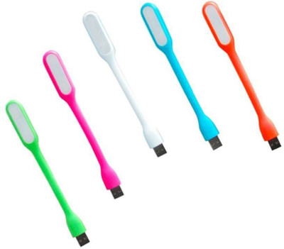 

Prro Flexible Portable Lamp 4 pcs Flexible Led Light USB LED-27 Led Light(Multicolor)