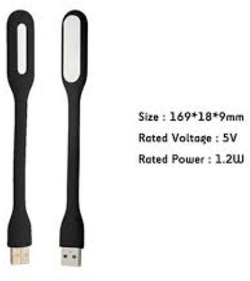 

Prro Flexible Portable Lamp 2 pcs Flexible Led Light USB LED-2 Led Light(Black)