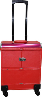 

Pride Star King to store cosmetic itmes Trolly Vanity Box(Pink)