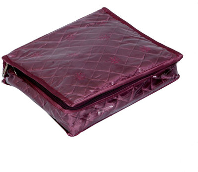 

DIVYANA Laminated Satin Jewellery Kit / Jewellery Box /Jewellery Cover / Locker bag / Jewellery case Wedding collection Gift, Vanity Case, Multipurpose Bag Vanity Box(Purple)