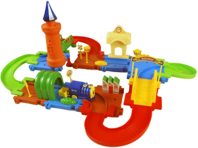 

Miss & Chief Battery operated Block Train Track set 41pcs(Multicolor)