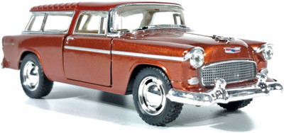 

Jack Royal Chevy Nomad 1955 metal antique car toy(Brown)