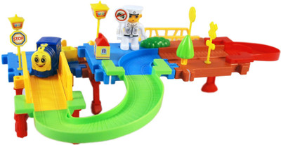 

Miss & Chief Battery operatedBlock Train Track set 38pcs(Multicolor)