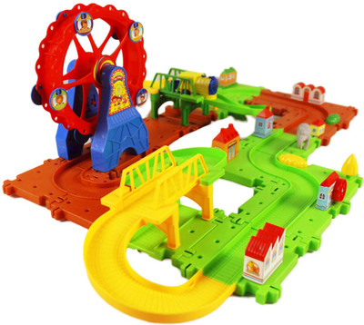 

Miss & Chief Battery operated Block Train Track set 47pcs(Multicolor)