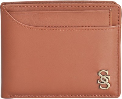 

Second Skin Men Tan Genuine Leather Wallet(10 Card Slots)