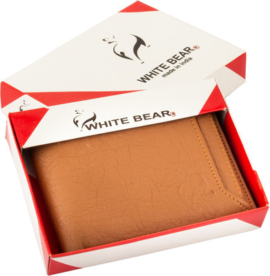 

WHITE BEAR Boys Tan Artificial Leather Wallet(3 Card Slots)