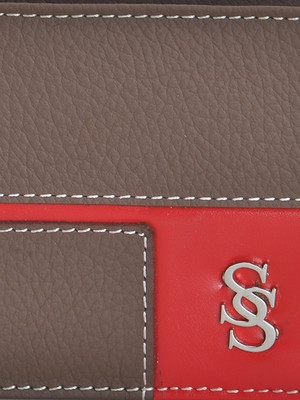 

Second Skin Men Brown Genuine Leather Wallet(10 Card Slots)