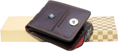 

Adhritam Boys Brown Genuine Leather Wallet(9 Card Slots)