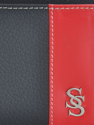 

Second Skin Men Black Genuine Leather Wallet(10 Card Slots)